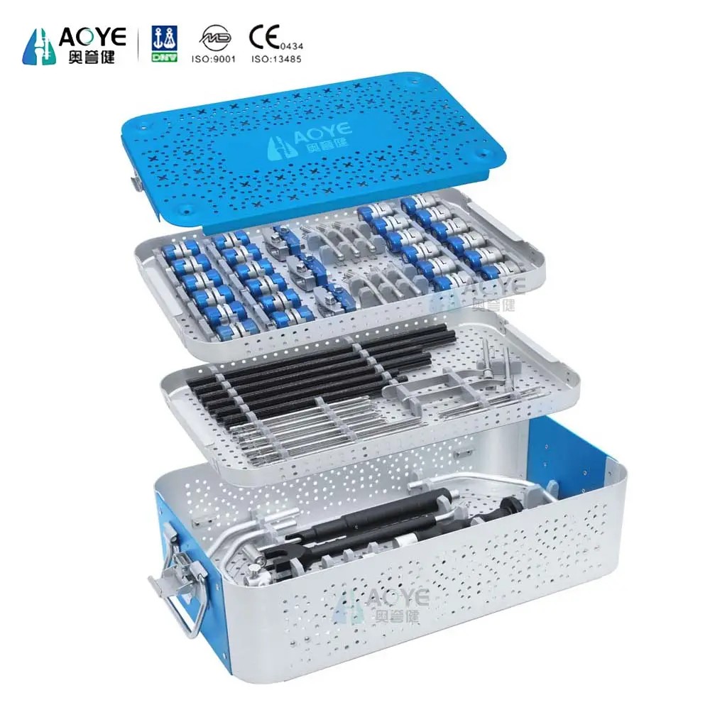 Cajas de instrumentos para fijadores externos de miembros inferiores