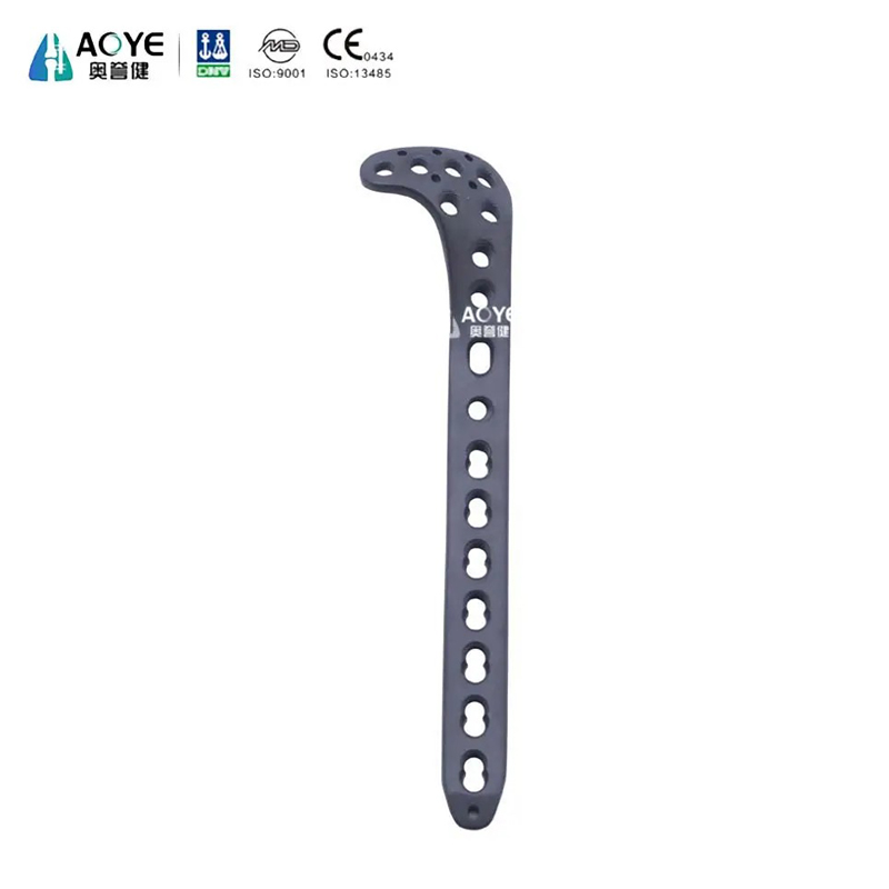 Placa de bloqueo en forma de L para tibia proximal (cabeza con 7 orificios)