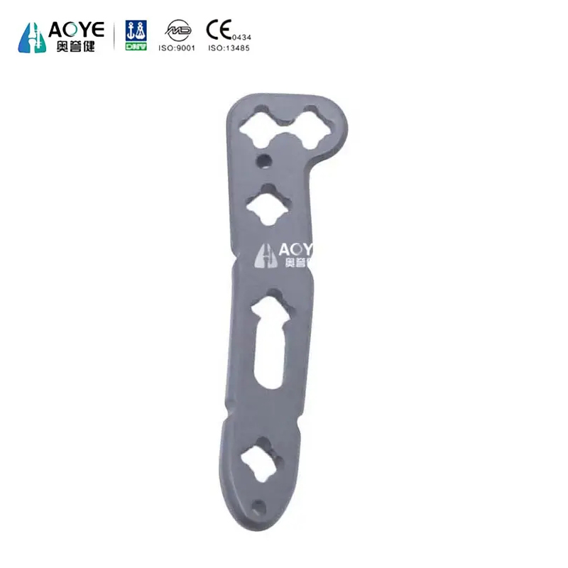Placa de bloqueo para columna intermedia dorsal y radio distal